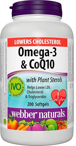 Webber natural Webber Naturals COQ10 Omega 3 (200 Softgels), 200 Count