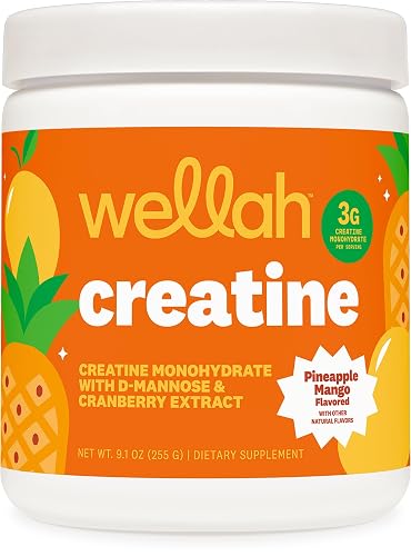 Wellah Creatine for Women (Pineapple Mango) 50 Servings