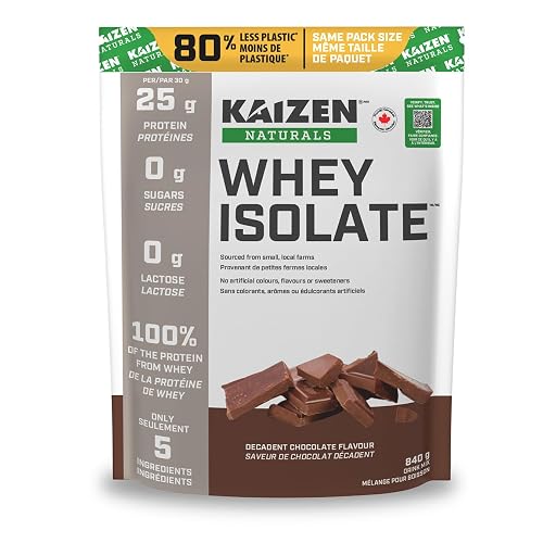 Whey Isolate | Chocolate | 25g Protein | Grass fed | No Artificial Ingredients | Only 5 Ingredients | Fast Absorption | See the Test Results | 0g Lactose | Gluten Free | Non GMO | 840g | 28 servings