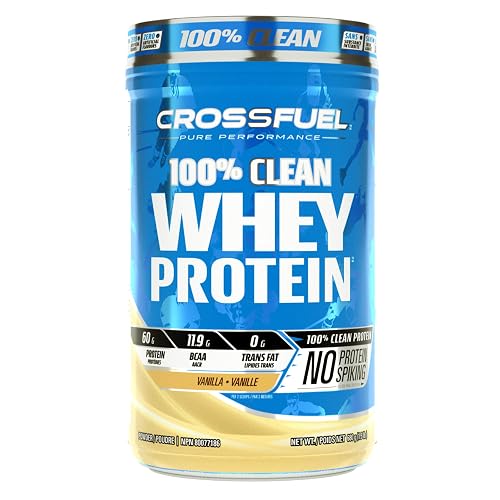 Whey Protein Concentrate, Vanilla, No Protein Spiking - 60g Pure Protein & 11g of BCAAs for Energy, Recovery, Healthy Snacking, No Banned Substances, Added Sugar, Artificial Colours or Flavours, 1.5lb