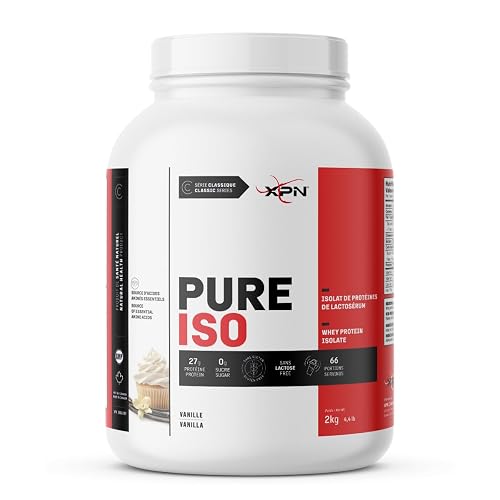 XPN - Pure Iso - Whey Protein Isolate Powder - 27g per Serving - Gluten & Lactose Free - Low Calorie - (4.4 Lbs, Vanilla)